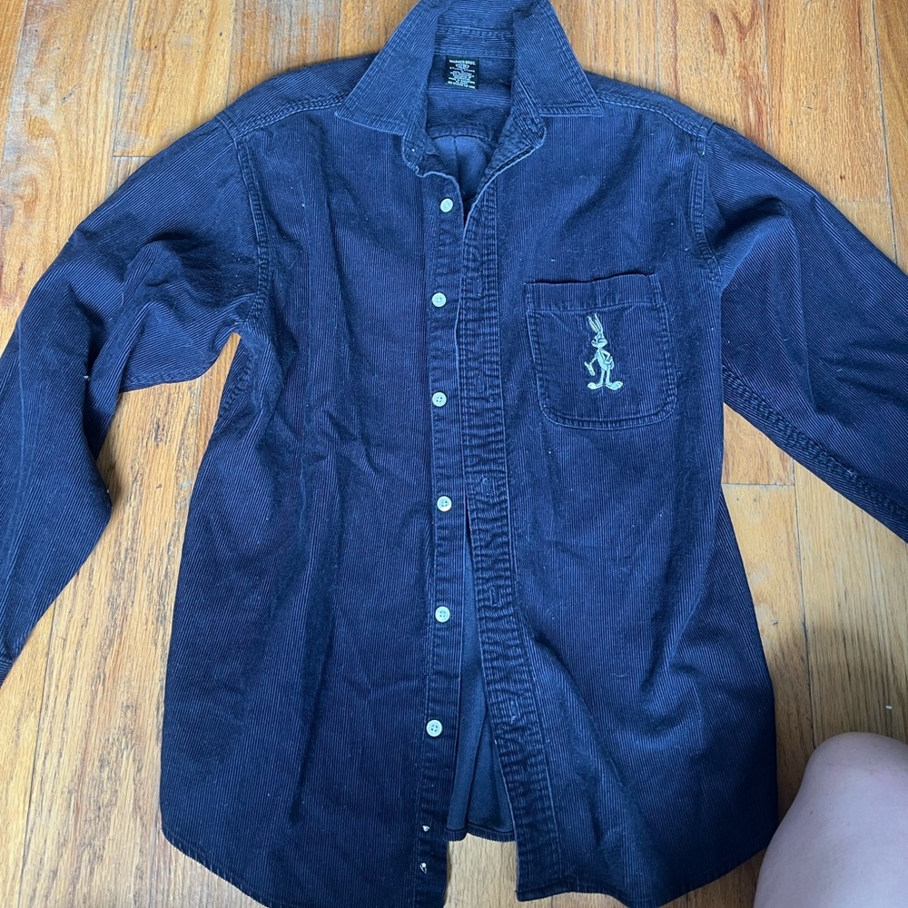Vintage Warner brothers bugs bunny corduroy shirt